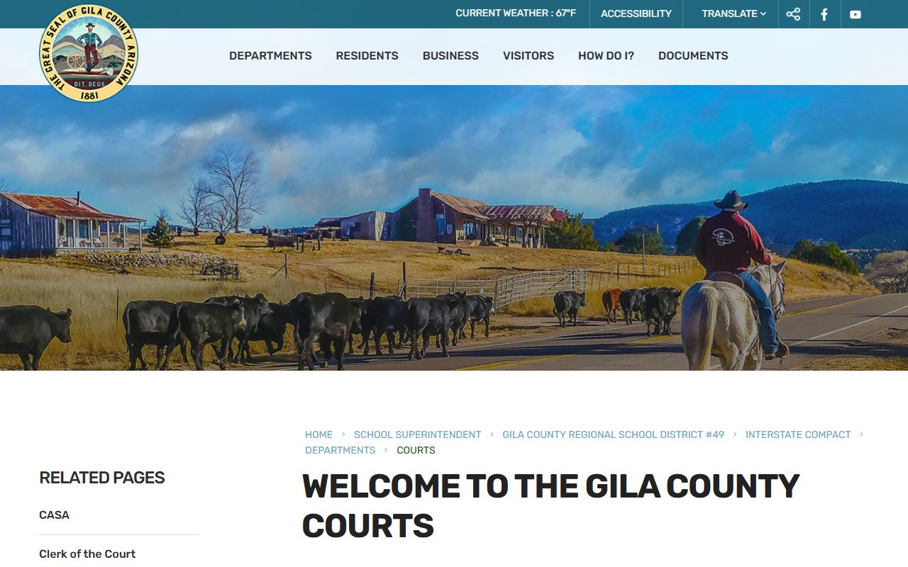 Gila County courts overview and directory