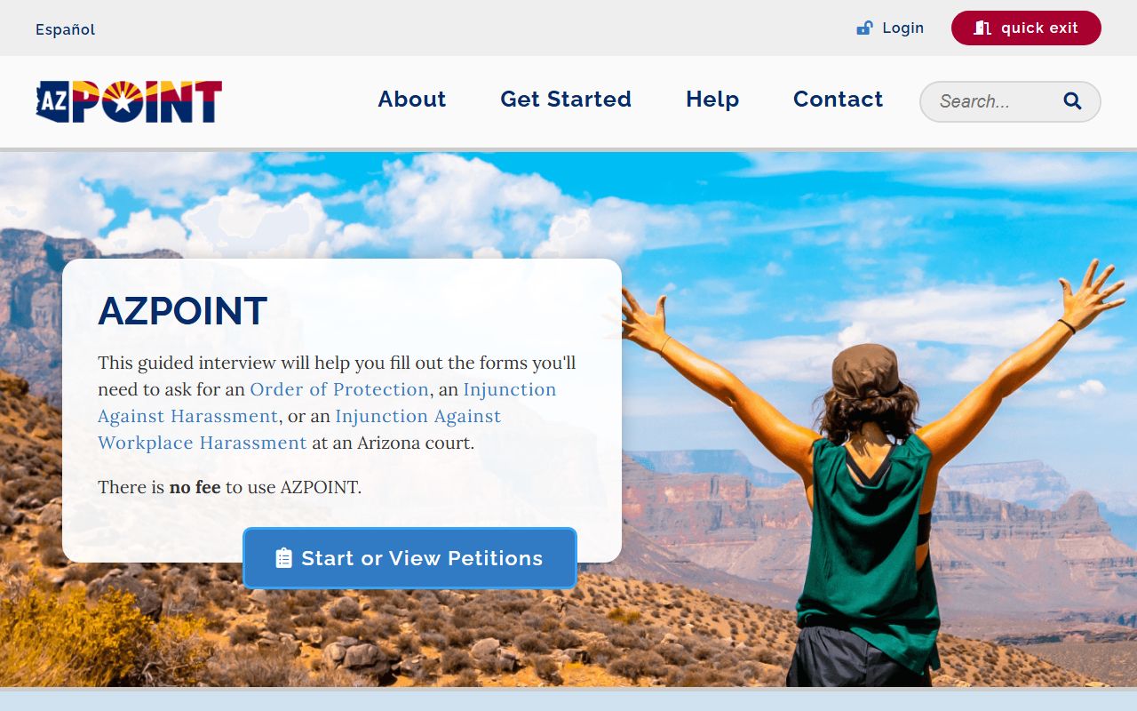 Arizona AZPOINT protective order database system